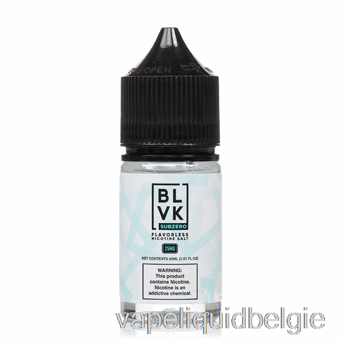 Vape België Sub Zero - Blivk Zouten - 30ml 25mg